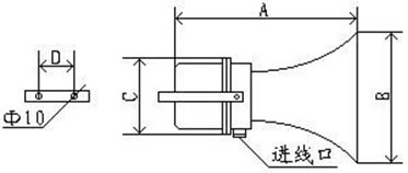 dYH-5型防爆揚聲器（防爆喇叭）(圖2)