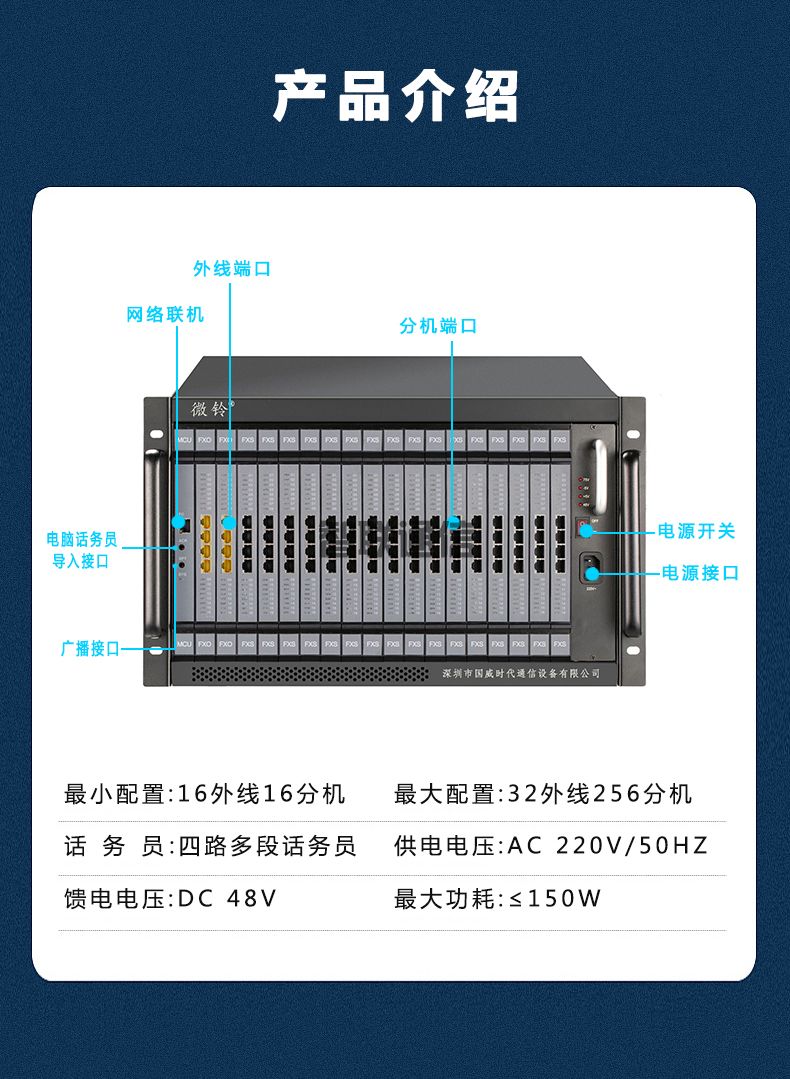 VIP600 微鈴系列 V6型電話交換機(圖16)